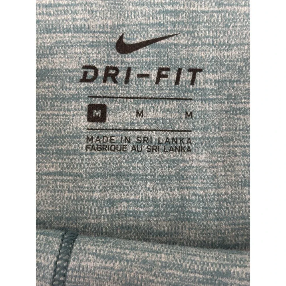 Nike Dri Fit Leggings Yoga Women’s Feathered Blue 22 Inch Inseam Yoga Running